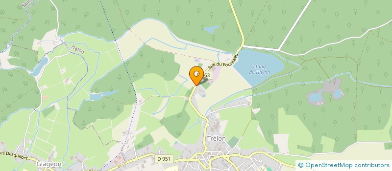 localisation de l'entreprise AUDITION DES FAGNES  TRELON