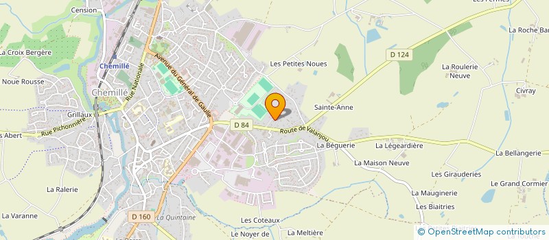 localisation de l'entreprise AUDITION DES MAUGES à CHEMILLE-EN-ANJOU