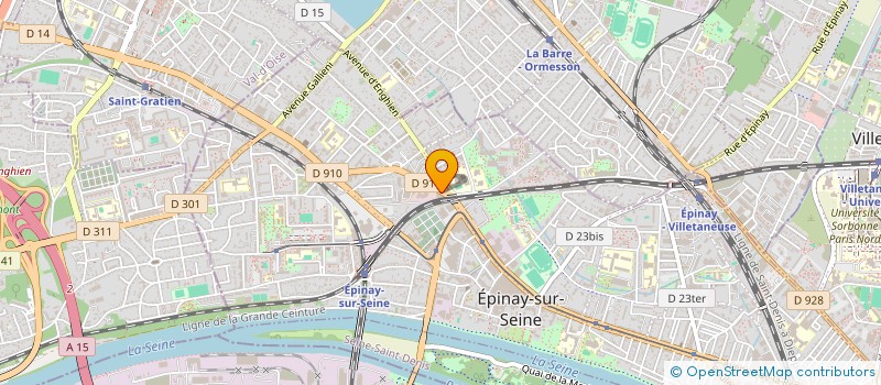 localisation de l'entreprise AUDITION EPINAY  EPINAY-SUR-SEINE