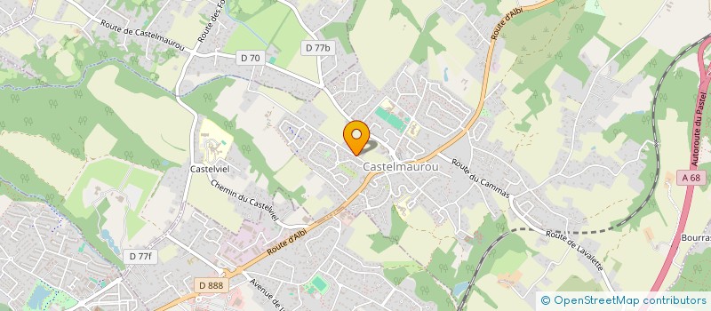 localisation de l'entreprise AUDITION FABRE CASTELMAUROU  CASTELMAUROU
