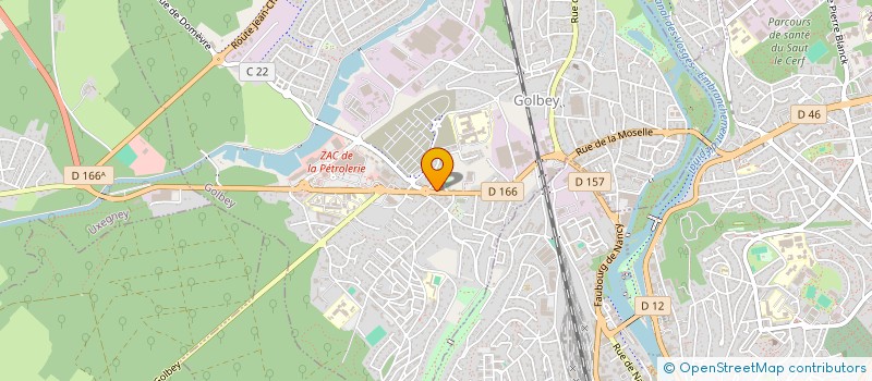 localisation de l'entreprise AUDITION GOLBEY  GOLBEY