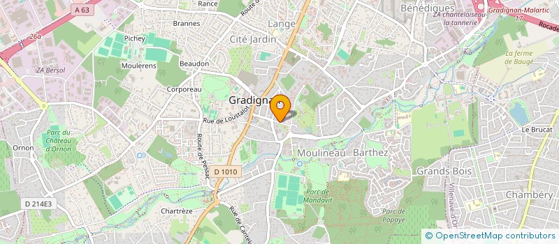 localisation de l'entreprise AUDITION GRADIGNAN à GRADIGNAN