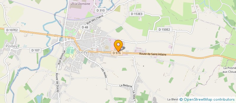 localisation de l'entreprise AUDITION GRIVEAUX à DUCEY-LES CHERIS
