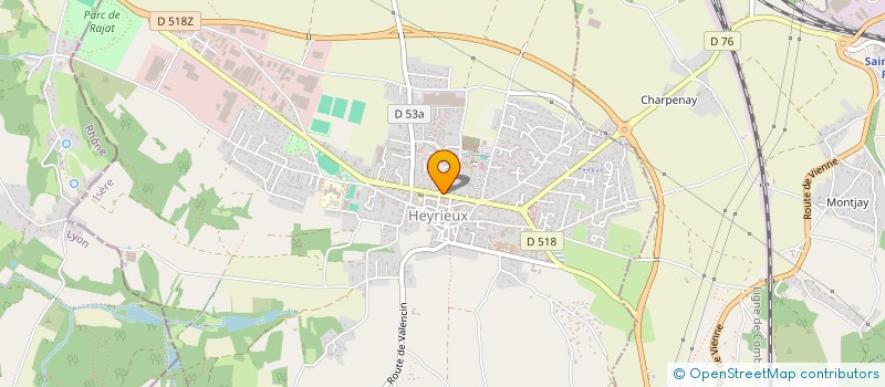 localisation de l'entreprise AUDITION HEYRIEUX  HEYRIEUX