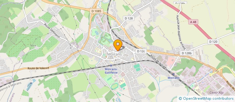 localisation de l'entreprise AUDITION HILAIRE à MOIRANS
