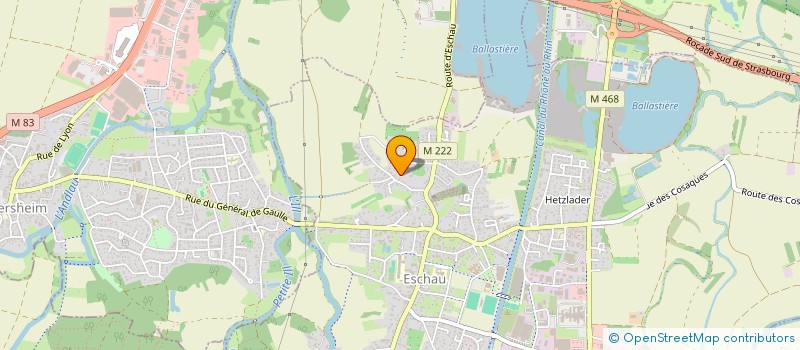 localisation de l'entreprise AUDITION JS  ESCHAU