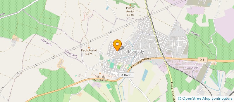 localisation de l'entreprise AUDITION JULIE  MONTADY