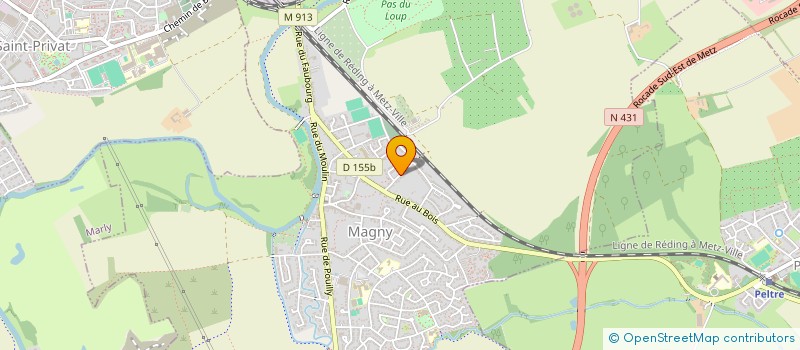 localisation de l'entreprise AUDITION METZ  METZ