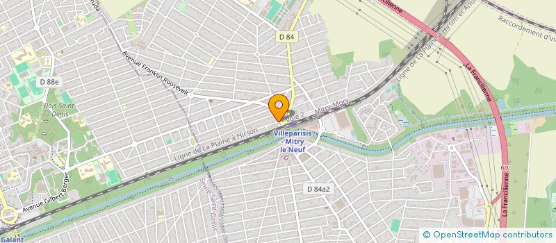 localisation de l'entreprise AUDITION MITRY  MITRY-MORY