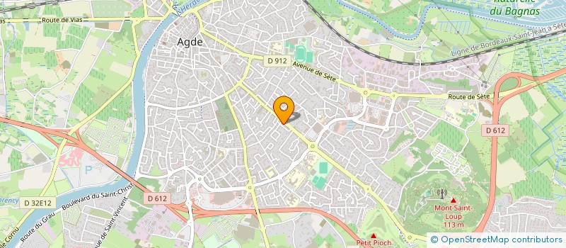 localisation de l'entreprise AUDITION NADAL  AGDE
