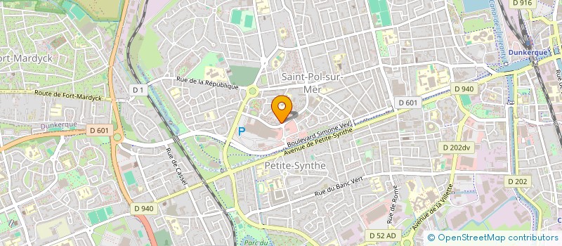 localisation de l'entreprise AUDITION OPALE à DUNKERQUE