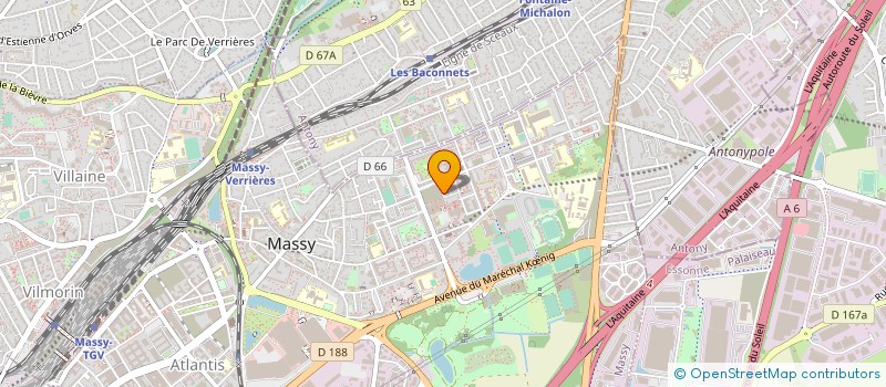 localisation de l'entreprise AUDITION PLUS MASSY à MASSY