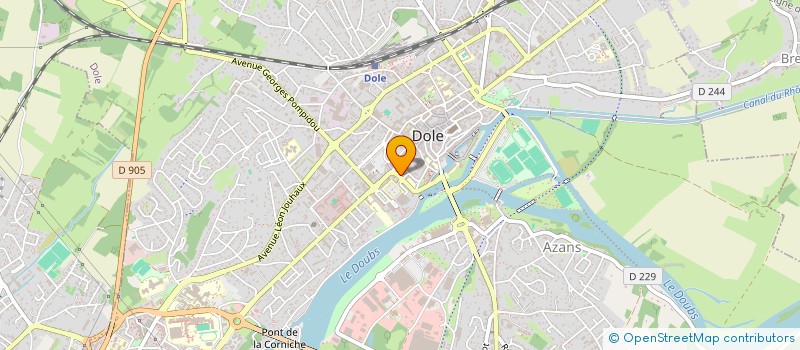 localisation de l'entreprise AUDITION PLUS MICHAUD à DOLE
