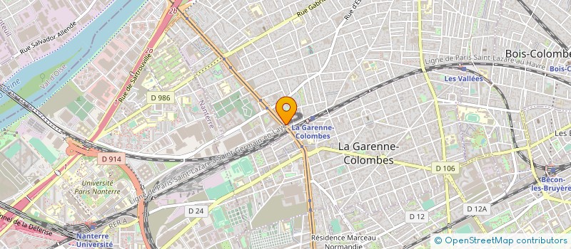 localisation de l'entreprise AUDITION PRINCIPALE à COLOMBES
