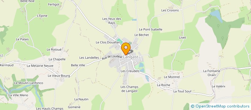 localisation de l'entreprise AUDITION QUENOUILLERE DELAVERGNE  PLOEUC-L'HERMITAGE