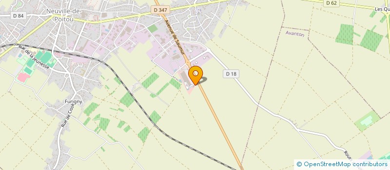 localisation de l'entreprise AUDITION QUERE  NEUVILLE-DE-POITOU