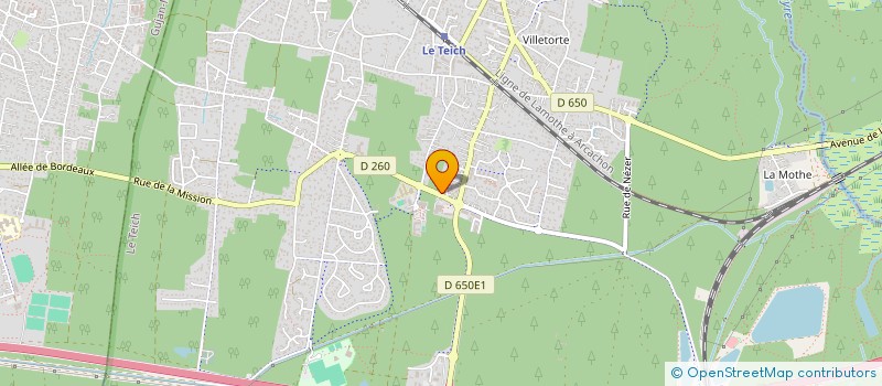 localisation de l'entreprise AUDITION ROCADE  GUJAN MESTRAS