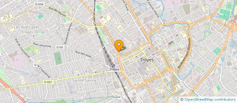 localisation de l'entreprise AUDITION RR  TROYES