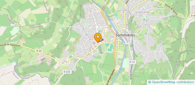 localisation de l'entreprise AUDITION SOMMIERES  SOMMIERES