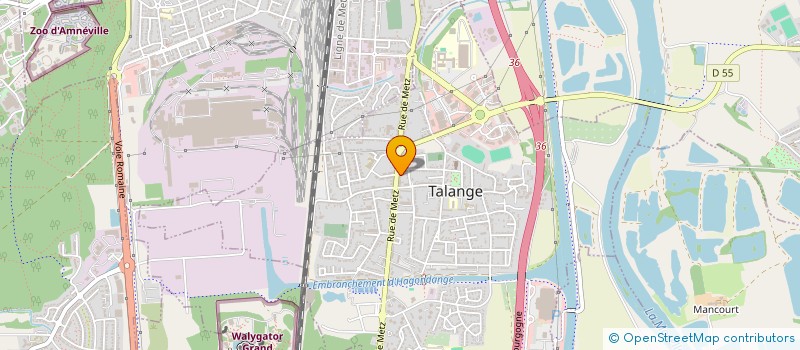 localisation de l'entreprise AUDITION TALANGE  TALANGE