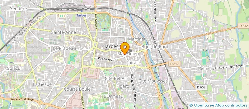 localisation de l'entreprise AUDITION TARBES  TARBES