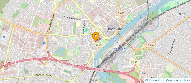 localisation de l'entreprise AUDITION THIONVILLE à THIONVILLE