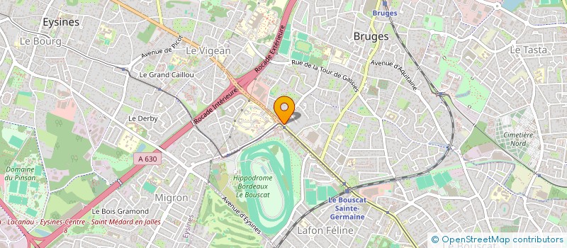 localisation de l'entreprise AUDITION TMA à BRUGES