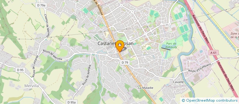 localisation de l'entreprise AUDITION TOLOSANE à CASTANET-TOLOSAN