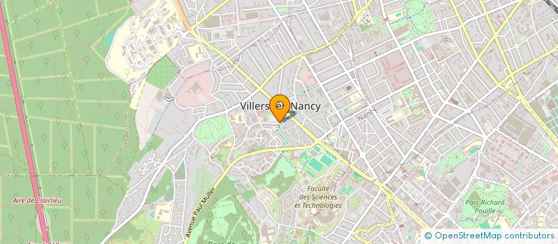 localisation de l'entreprise AUDITION VILLERS à VILLERS-LES-NANCY