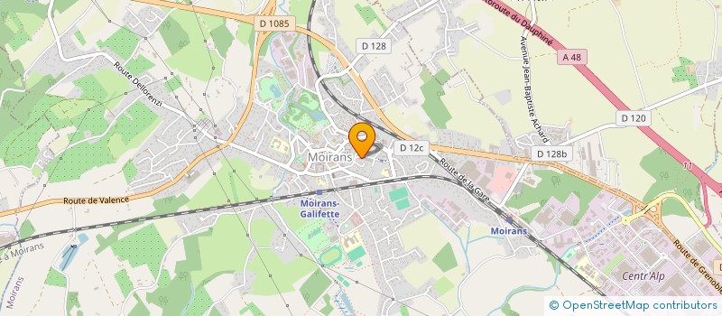 localisation de l'entreprise AUDITION VOIRONNAIS  MOIRANS