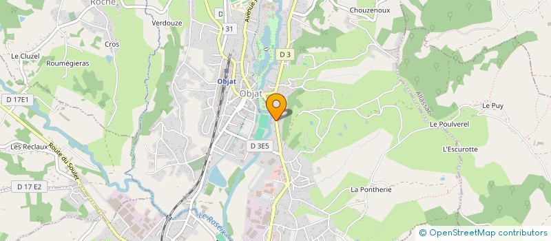 localisation de l'entreprise AUDITION19  OBJAT