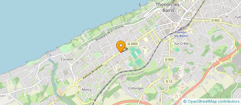 localisation de l'entreprise AUDITIONLAC à THONON-LES-BAINS
