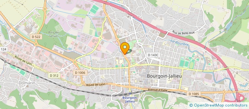 localisation de l'entreprise AUDITIS à BOURGOIN-JALLIEU