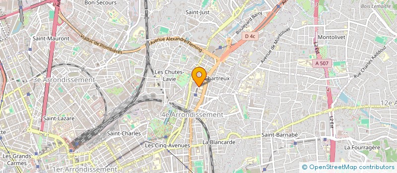 localisation de l'entreprise AUDITIVE à MARSEILLE