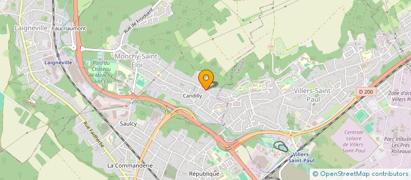 localisation de l'entreprise AUDITIVE SOLUTION  MONCHY-SAINT-ELOI