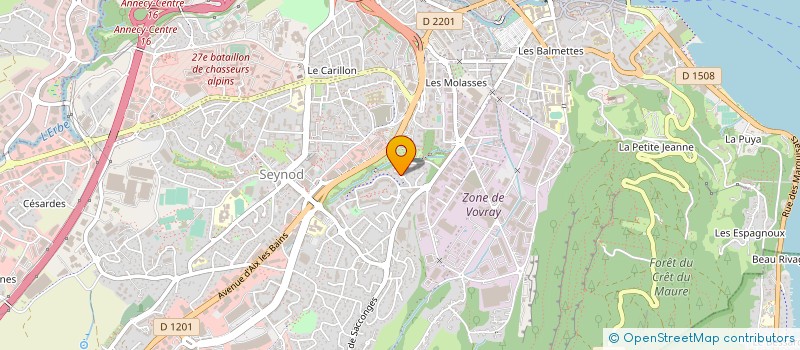 localisation de l'entreprise AUDITLAD à ANNECY