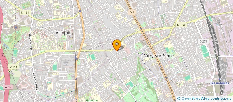 localisation de l'entreprise AUDITOP à VITRY-SUR-SEINE