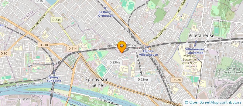 localisation de l'entreprise AUDITORIA STAR MIX PRODUCTIONS à EPINAY-SUR-SEINE