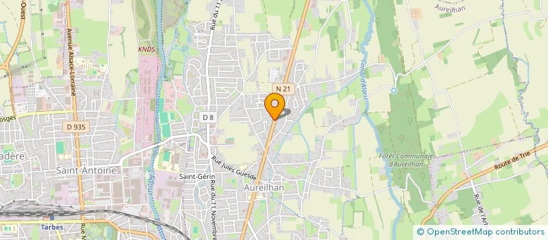 localisation de l'entreprise AUDITS & CONSEILS RGPD  AUREILHAN