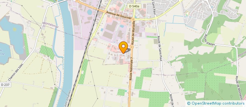 localisation de l'entreprise AUDITS ENERGETIQUE PLUS à MONTELIMAR