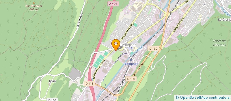 localisation de l'entreprise AUDITS ET PROSPECTIVES à BELLIGNAT