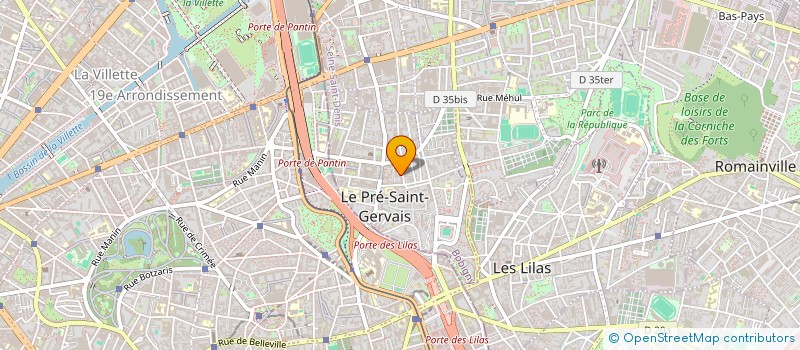 localisation de l'entreprise AUDITS EXPERTISES à ROMAINVILLE