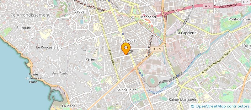 localisation de l'entreprise AUDITUS à MARSEILLE