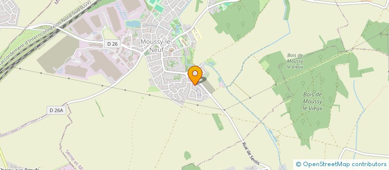 localisation de l'entreprise AUDITWELL  MOUSSY-LE-NEUF