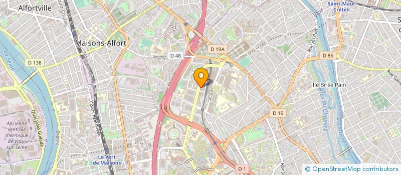 localisation de l'entreprise AUDIUP URBANISTE DIPLOMES IUP à CRETEIL