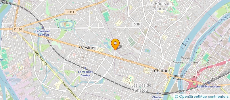 localisation de l'entreprise AUDIVEO  LE VESINET