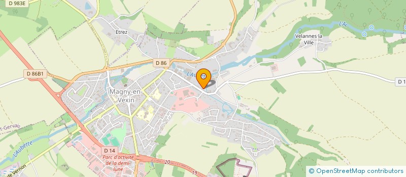 localisation de l'entreprise AUDIWAGEN SERVICES  MAGNY-EN-VEXIN