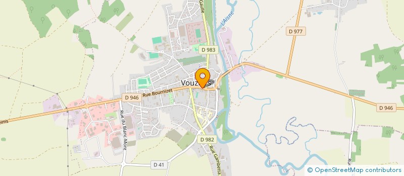 localisation de l'entreprise AUDIZELI à VOUZIERS