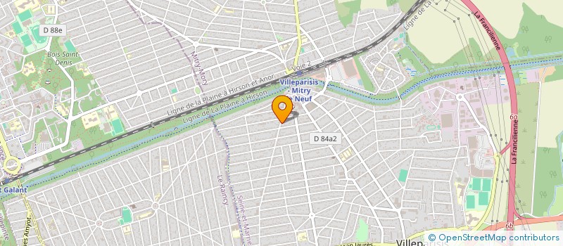 localisation de l'entreprise AUDIZEN VILLEPARISIS  BOBIGNY