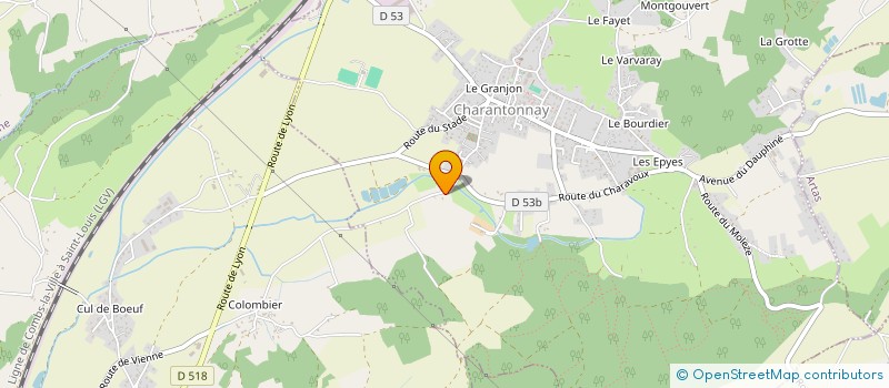 localisation de l'entreprise AUDLET  CHARANTONNAY